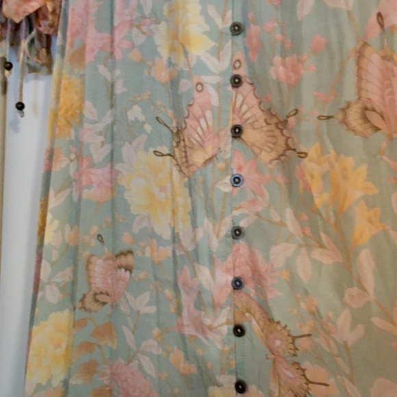 Spell and the gypsy collective butterfly gown maxi dress size medium - Picture 5 of 8